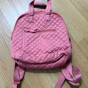 Peach colored mini Vera Bradley backpack